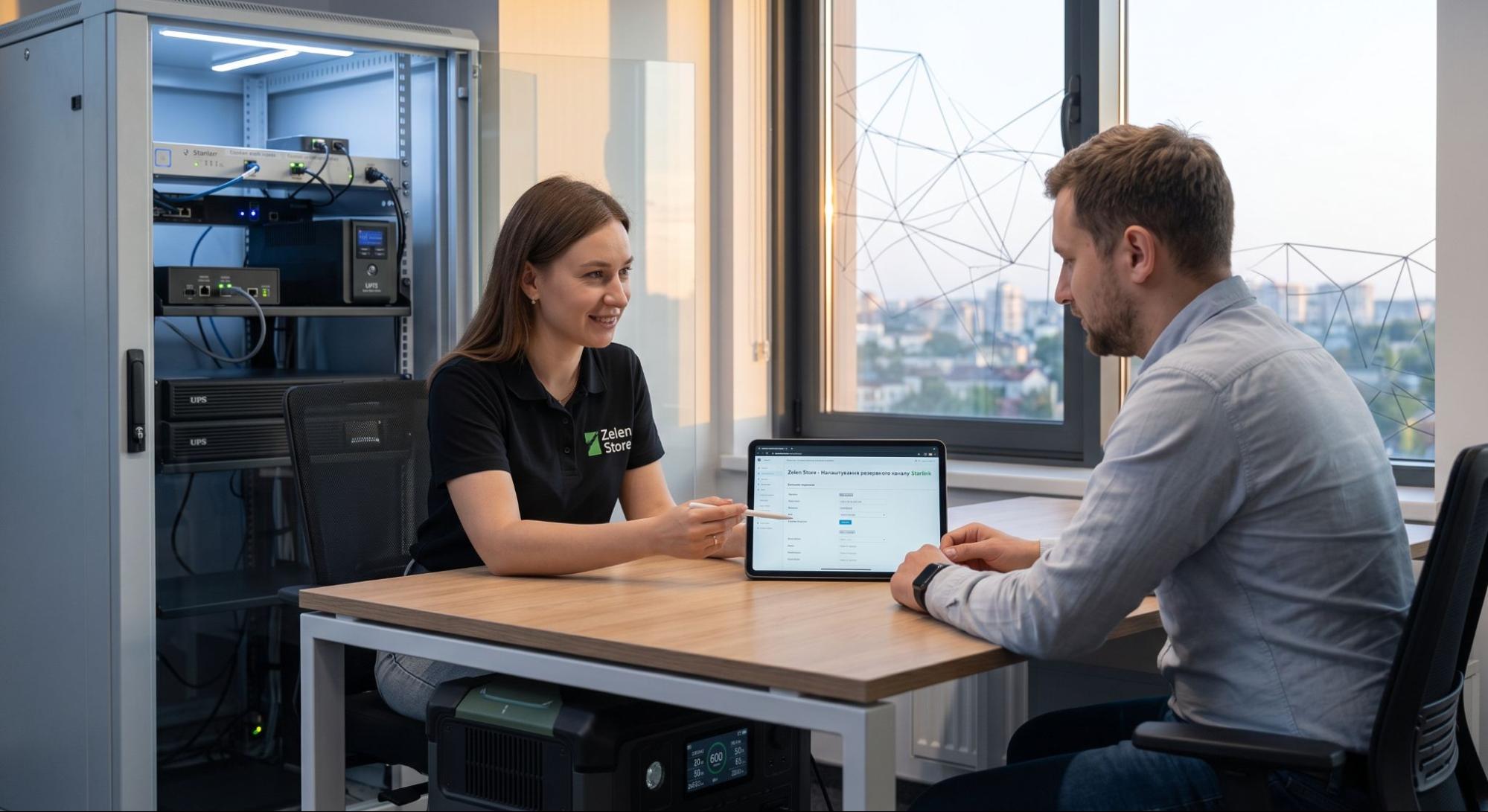 Консультація щодо резервного інтернету Starlink для бізнесу